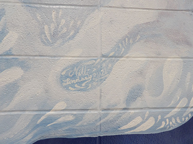 Port Aransas Fighting Marlin's Doyle Marek High School Gymnasium  Mural